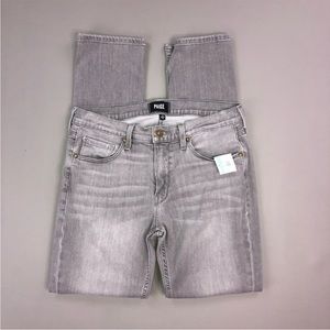 Paige light gray skinny